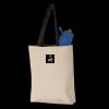 11L Canvas Tote with Contrast-Color Handles Thumbnail