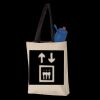 11L Canvas Tote with Contrast-Color Handles Thumbnail