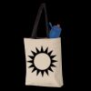 11L Canvas Tote with Contrast-Color Handles Thumbnail