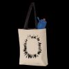 11L Canvas Tote with Contrast-Color Handles Thumbnail
