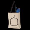 11L Canvas Tote with Contrast-Color Handles Thumbnail
