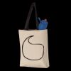 11L Canvas Tote with Contrast-Color Handles Thumbnail