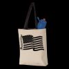 11L Canvas Tote with Contrast-Color Handles Thumbnail