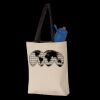 11L Canvas Tote with Contrast-Color Handles Thumbnail