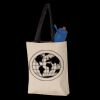 11L Canvas Tote with Contrast-Color Handles Thumbnail