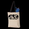 11L Canvas Tote with Contrast-Color Handles Thumbnail