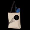 11L Canvas Tote with Contrast-Color Handles Thumbnail