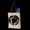 11L Canvas Tote with Contrast-Color Handles Thumbnail