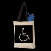11L Canvas Tote with Contrast-Color Handles Thumbnail
