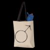 11L Canvas Tote with Contrast-Color Handles Thumbnail