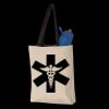 11L Canvas Tote with Contrast-Color Handles Thumbnail