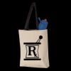 11L Canvas Tote with Contrast-Color Handles Thumbnail