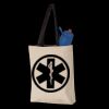 11L Canvas Tote with Contrast-Color Handles Thumbnail
