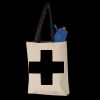11L Canvas Tote with Contrast-Color Handles Thumbnail