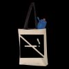 11L Canvas Tote with Contrast-Color Handles Thumbnail
