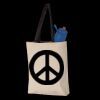 11L Canvas Tote with Contrast-Color Handles Thumbnail