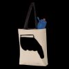 11L Canvas Tote with Contrast-Color Handles Thumbnail