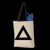 11L Canvas Tote with Contrast-Color Handles Thumbnail