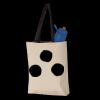11L Canvas Tote with Contrast-Color Handles Thumbnail