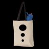 11L Canvas Tote with Contrast-Color Handles Thumbnail