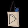 11L Canvas Tote with Contrast-Color Handles Thumbnail