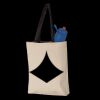 11L Canvas Tote with Contrast-Color Handles Thumbnail