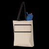 11L Canvas Tote with Contrast-Color Handles Thumbnail