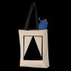 11L Canvas Tote with Contrast-Color Handles Thumbnail