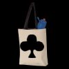 11L Canvas Tote with Contrast-Color Handles Thumbnail