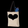 11L Canvas Tote with Contrast-Color Handles Thumbnail