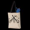 11L Canvas Tote with Contrast-Color Handles Thumbnail