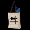 11L Canvas Tote with Contrast-Color Handles Thumbnail