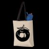 11L Canvas Tote with Contrast-Color Handles Thumbnail