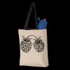 11L Canvas Tote with Contrast-Color Handles Thumbnail