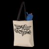 11L Canvas Tote with Contrast-Color Handles Thumbnail