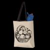 11L Canvas Tote with Contrast-Color Handles Thumbnail
