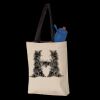 11L Canvas Tote with Contrast-Color Handles Thumbnail