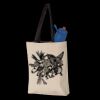 11L Canvas Tote with Contrast-Color Handles Thumbnail