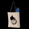 11L Canvas Tote with Contrast-Color Handles Thumbnail