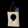 11L Canvas Tote with Contrast-Color Handles Thumbnail