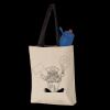 11L Canvas Tote with Contrast-Color Handles Thumbnail