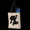 11L Canvas Tote with Contrast-Color Handles Thumbnail