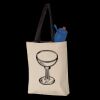 11L Canvas Tote with Contrast-Color Handles Thumbnail