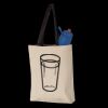 11L Canvas Tote with Contrast-Color Handles Thumbnail