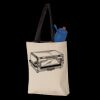 11L Canvas Tote with Contrast-Color Handles Thumbnail