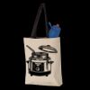 11L Canvas Tote with Contrast-Color Handles Thumbnail