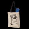 11L Canvas Tote with Contrast-Color Handles Thumbnail