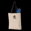 11L Canvas Tote with Contrast-Color Handles Thumbnail