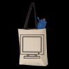 11L Canvas Tote with Contrast-Color Handles Thumbnail