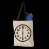 11L Canvas Tote with Contrast-Color Handles Thumbnail